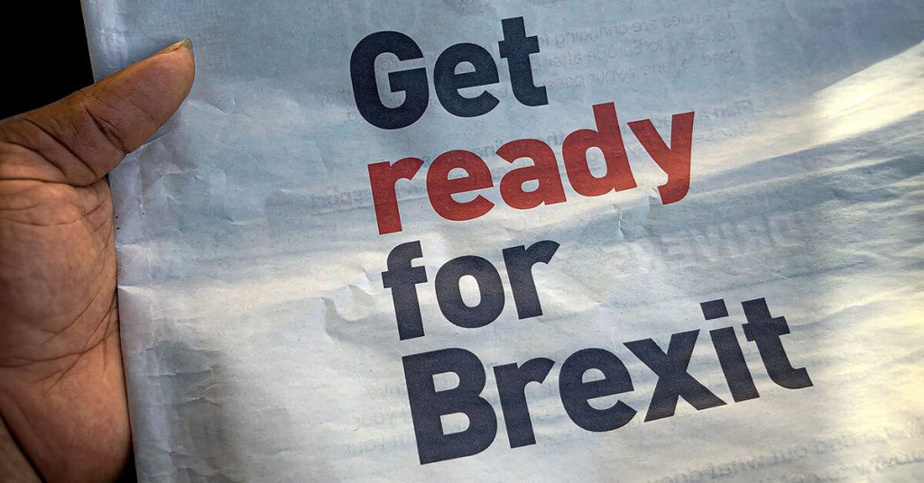 Naslov novina o pripremi za Brexit naglašava hitnu potrebu za efikasnim rešenjima carinskog zastupanja u promenljivom pejzažu Evropske unije.